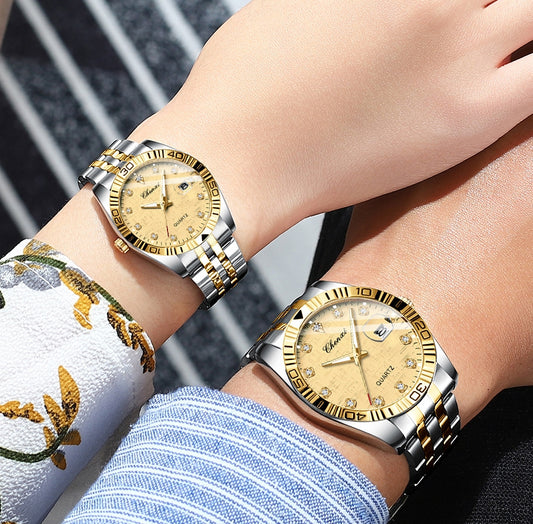 CX 82B Luxury Couple Watch