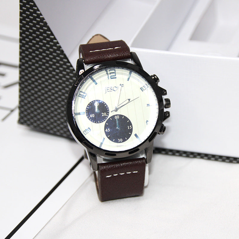 Luxury Men's Gift Set (Wristwatch, Wallet, Cufflinks, Pen & Key Holder)