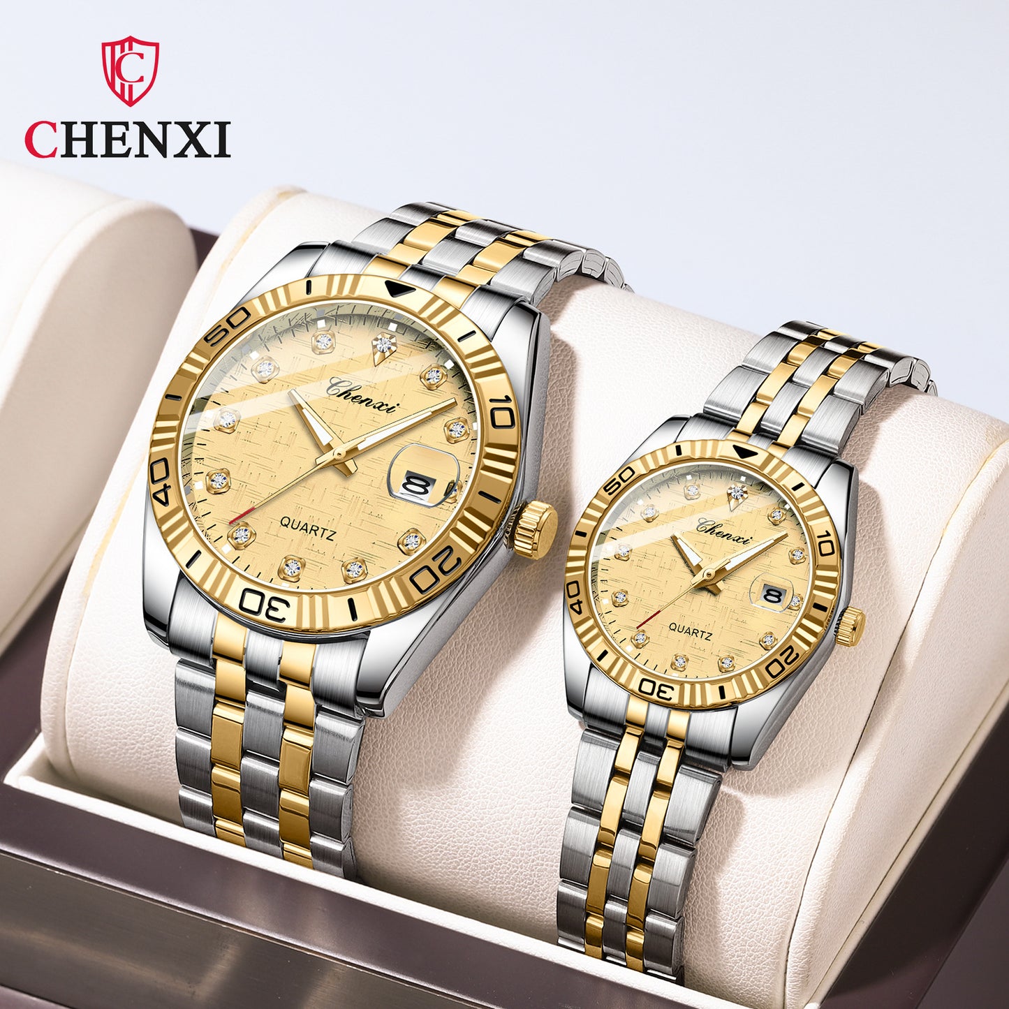 CX 82B Luxury Couple Watch