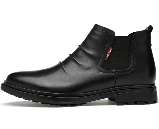 Enllervid Men's Leather Boot - Black