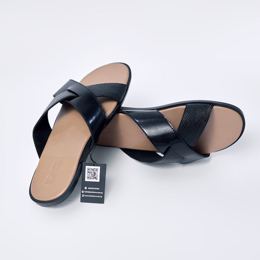Dwt Designs Twist Cross Slides - Black