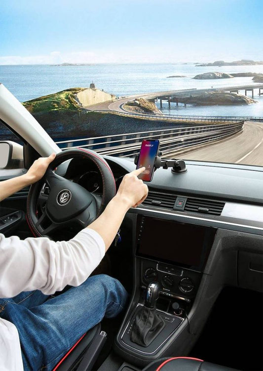 Auto Locking Windshield Phone Holder, Universal Fit