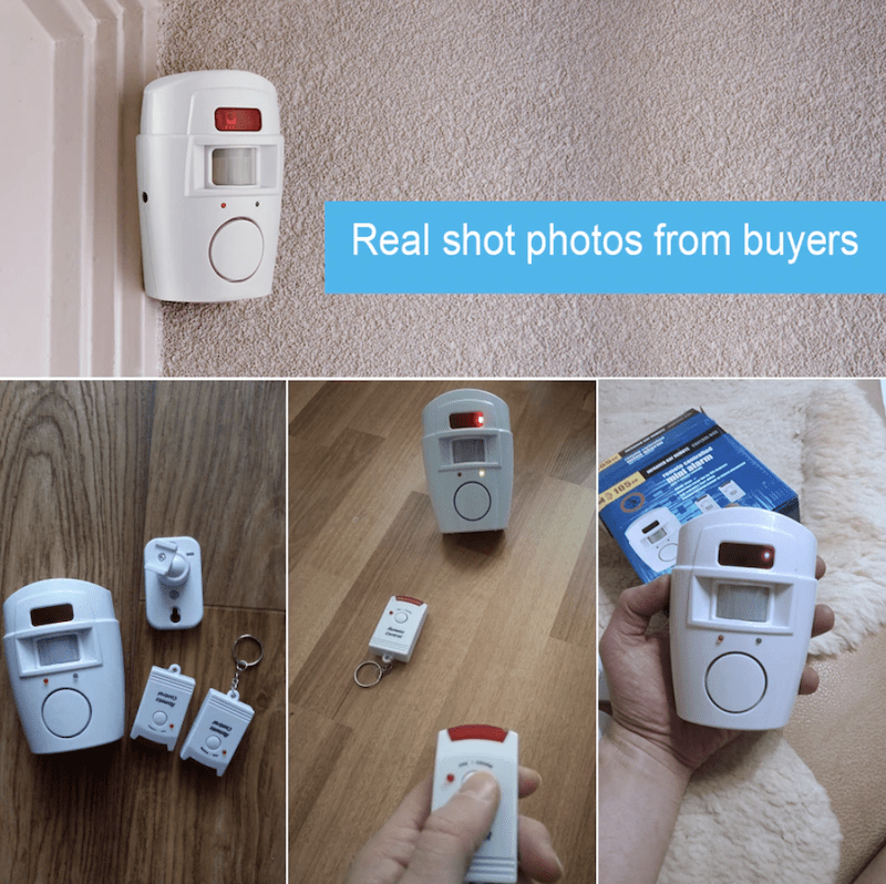 Anti-theft Motion Detector Wireless Alarm System