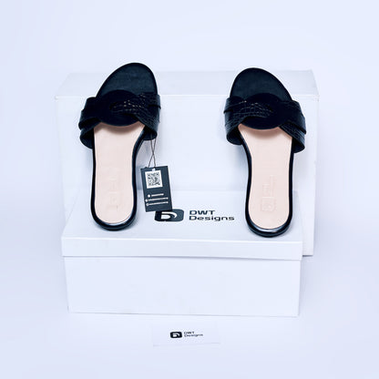 Dwt Designs Twist Women's Slides - Black