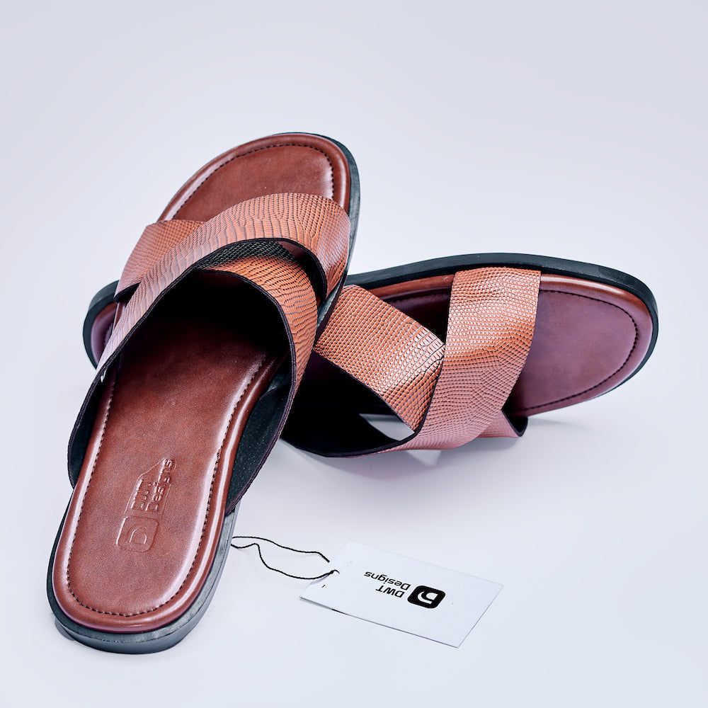 Dwt Designs Couple’s Slides – Coffee Brown