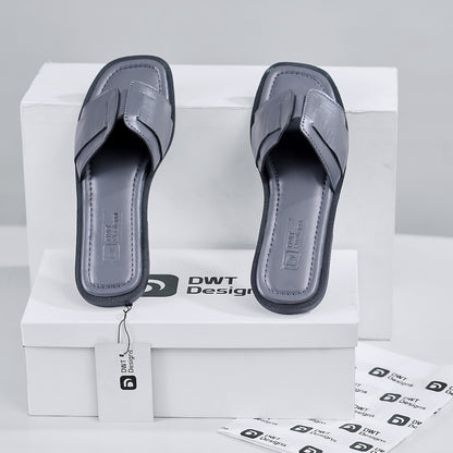 Dwt Designs Women's Slides - Grey
