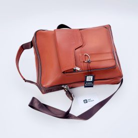 Dwt Designs Leather Cross Bag - Brown