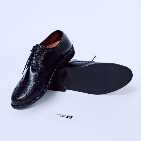 Dwt Designs Oxford Brogue Men's Shoe - Black