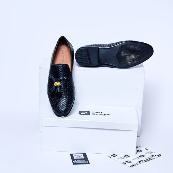 Dwt Designs Exquisite Men's Loafers Shoe - Black